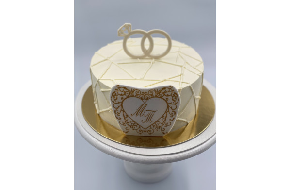 Фото Замовити Весільний торт "ВТ 1007"