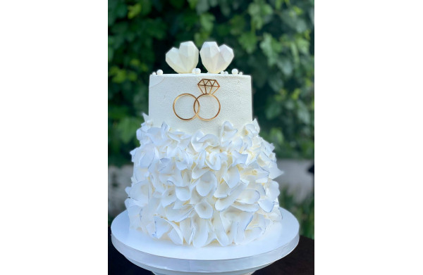 Фото Замовити Весільний торт "ВТ 1014"